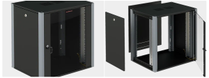 WP 6406.910 (7611s) Шкаф настенный 19", 6U 600х450х315мм (ШхГхВ)? стеклянная дверь, чёрный SYSMATRIX WP 6406.910 (7611s) - фото 620452