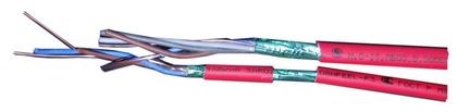 SAS0450HFAEX-F3 нг(А)-FRLS 2х2х0.5мм², кабель огнестойкий гибкий (многопроволочная жила) (250м) SAS0450HFAEX-F3 нг(А)-FRL - фото 620552