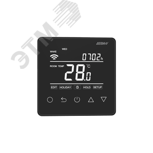 140F1143R Prime Терморегулятор для теплого пола программируемый, c Wi-Fi, с комбинацией датчиков, черный, 16А DEVI (Китай) 140F1143R - фото 620626