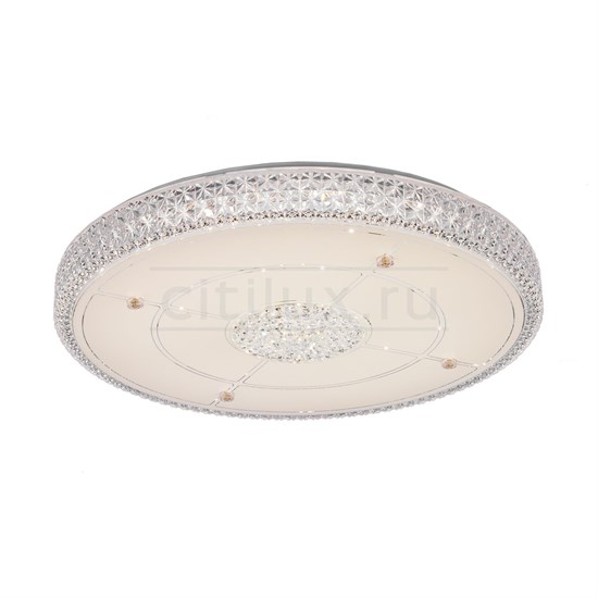 CL705131 Кристалино Белый+Прозрачный Светильник светодиодный с диммером Citilux (Дания) CL705131 - фото 620668
