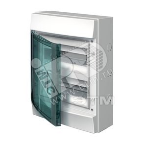 1SLM006502A1204 Mistral65 Бокс настенный ЩРН-П 24М прозрачная дверь IP65 с клеммами ABB 1SLM006502A1204 - фото 620701