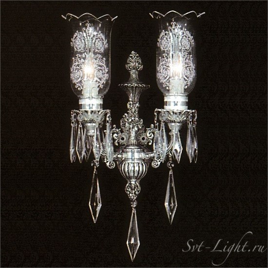150/1W Silver Бра "Саудовская" 1xE14 max.60W серебро Mahdi Luster (Иран) 150/1W - фото 620702