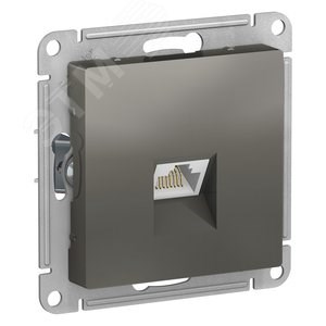 ATN000983 Atlasdesign Механизм розетки компьютерной RJ45 Cat.5e, сталь (уп.20шт.) Schneider Electric ATN000983 - фото 620777