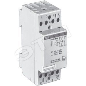 GHE3291102R0006 ESB-24-40 (24А AC1) Модульный контактор катушка 220В АС/DC 4НО контакта (уп.5шт.) GHE3291102R0006 - фото 620926