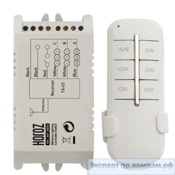 HRZ00002780/HRZ33002876 105-001-0003 SW 3 Контроллер 3-канальный для дистанционного управления освещением 220-240V HOROZ ELECTRIC HRZ00002780/HRZ33002876 - фото 620929