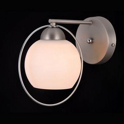 81051-1W SATIN NICKEL Бра SPHERE II 1хЕ27, 40W Natali Kovaltseva  81051-1W - фото 620930
