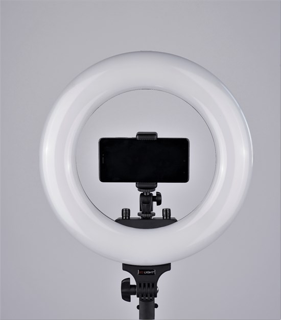 УТ-00000526 RL-40BL Светодиодный кольцевой осветитель 3200-5600К 40Wx2 4000LM FST УТ-00000526 - фото 620941