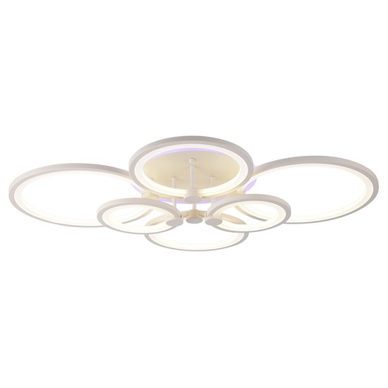 1277/6 WHT RGB 168W+8W rgb Светодиодная люстра Profit Light 1277/6 WHT - фото 620990