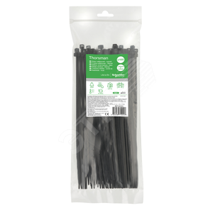 IMT46265 Multifix Thorsman Стяжка P6.6 стандартная, черная устойчивая к УФ-излучению, 4,8х250мм (уп.100шт.) Schneider Electric IMT46265 - фото 621127