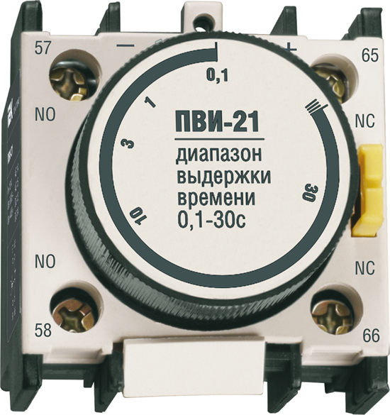 KPV10-11-3 Приставка ПВИ-13 задержка на включение 0,1-3сек 1з+1р IEK KPV10-11-3 - фото 621182