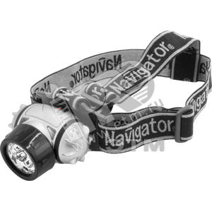 94916 NPT-H04-3AAA Фонарь светодиодный налобный пластик, 7LED, 4 режима, блист. (уп.48шт.) Navigator 94916 - фото 621296