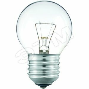 926000006412/01188650 PHILIPS Stan CLASSIC 40W E27 230V P45 CL Лампа накаливания декоративная шар прозрачный (уп.100шт.) 926000006412 - фото 621434