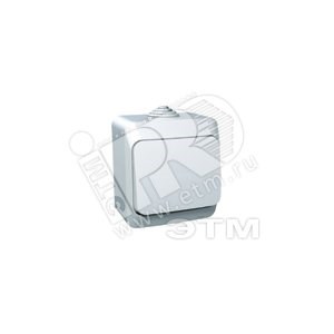 BA 10-041B ЭТЮД Одноклавишный выключатель IP44 белый (уп.14шт.) Schneider Electric BA10-041B - фото 621464