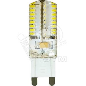25461 LB-421 64LEDs(4W) 230V G9 2700K Лампа светодиодная капсула силикон ВЫВЕДЕНА ИЗ АССОРТИМЕНТА 25461-1 - фото 621531