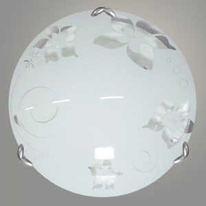 Орхидея Светильник d300 белый/глянец/хром 2х60W E27 НПБ-300 н.(Никольский завод) 988019433 - фото 621598