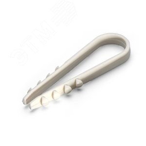 56866 Fortisflex Дюбель-хомут белый Ø5-10мм (уп.100шт.) КВТ (Россия) 56866-1 - фото 621783