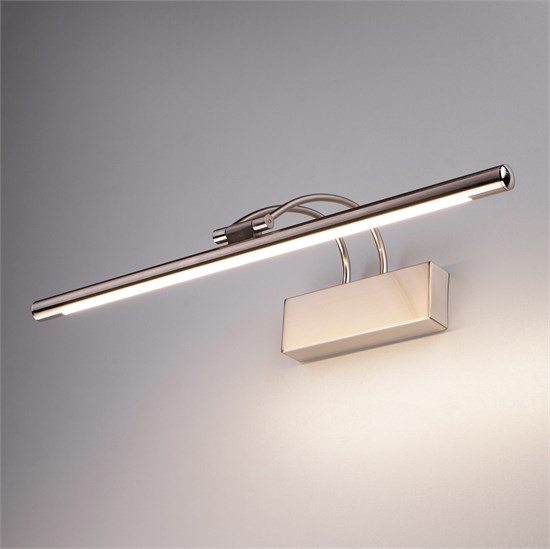 MRL LED 10W 1011 IP20 Simple LED никель Настенный светодиодный светильник Elektrostandard MRL LED 10W 1011-1 - фото 621860