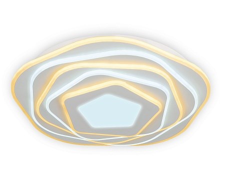 FA814 WH белый 78W Потолочный светодиодный светильник с пультом D500*80 Ambrella Light FA814 WH белый 78W - фото 621974