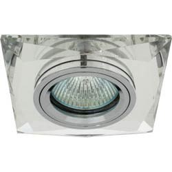 18637 8150-2 MR16 50W G5.3 серебро + серебро Светильник встраиваемый (уп.10/50шт.) FERON 18637 - фото 621991