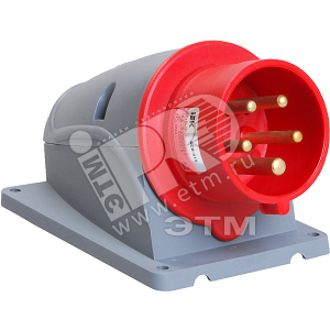 PSN52-032-5 MAGNUM Вилка стационарная ССИ-525 32А-6ч/200/346-240/415В 3Р+РЕ+N IP44 (уп.10шт.) IEK® PSN52-032-5 - фото 622092