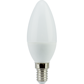 C4LV60ELC Ecola candle LED 6,0W 220V E14 4000K (композит) Лампа св/д свеча (уп.10/100шт.) C4LV60ELC - фото 622098
