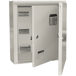 MKM51-N-09-54 ЩУ 3/1-1 74 У1 IP54 2 двери Щит учетно-распределительный навесной (уп.45шт.) IEK® MKM51-N-09-54 - фото 622122