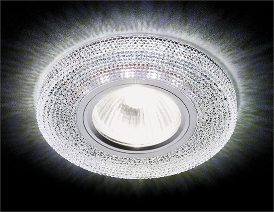 S290 CH хром/прозрачный/MR16+3W (LED WHITE) Светильник встраиваемый (уп.50шт.) Ambrella Light 4627094357832 - фото 622151