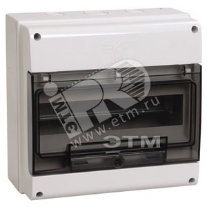 MKP73-N-12-66 Корпус модульный пластиковый навесной КМПн-12 IP66 (уп.10шт.) ИЭК MKP73-N-12-66 - фото 622196