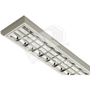 1002797 Светильник МИСТРАЛЬ 2х36 HF ECO накладной зерк. решетка, белый ЭПРА NORTHCLIFFE 1002797 - фото 622224