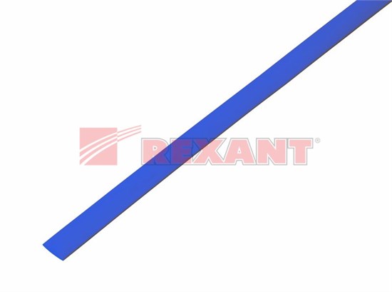 FD 20-5005 Трубка термоусаживаемая ТТУ(ТУТ) 5/2,5 синяя (1м) (уп.50/1500м.) REXANT FD 20-5005 - фото 622233