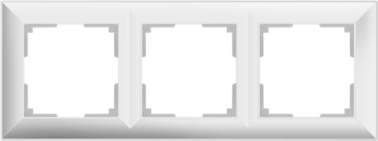 WL14-Frame-03 Fiore Рамка на 3 поста белый (уп.10шт.) Werkel™ a038839 - фото 622505