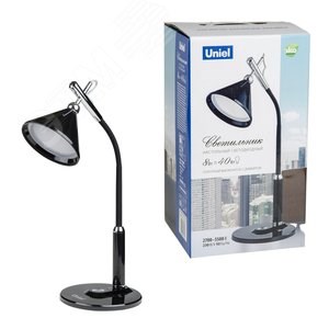 TLD-569 Black/LED/400Lm/2700-5500K/Dimmer Лампа настольная светодиодная. Цвет черный. Uniel™ (Китай) UL-00007437 - фото 622507