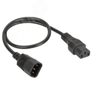 R5CORD3420 RAM telecom Кабель питания IEC320 C13 - IEC320 C14, 2м, 3х1,5мм² ДКС (Россия) R5CORD3420 - фото 622611