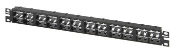 CPP48HDEWBL модульная патч-панель высокой плотности MINI COM 19», 48 портов, 1U, для UTP модулей CPP48HDEWBL - фото 622651