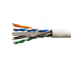 Витая пара FTP 4 пары AWG 23 Cat.6 внутренняя LSZH нг(А)-HF Cu Six (UTP 4x2x0,54 In/Cu LSZH)  (305м) UTP4-C5E-SOLID-OUTDOOR-40-1 - фото 622709