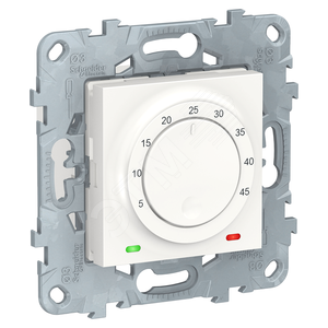 NU550318 Unica new Термостат теплого пола 10А выносной термодатчик белый (уп.9шт.) Schneider Electric NU550318 - фото 622776
