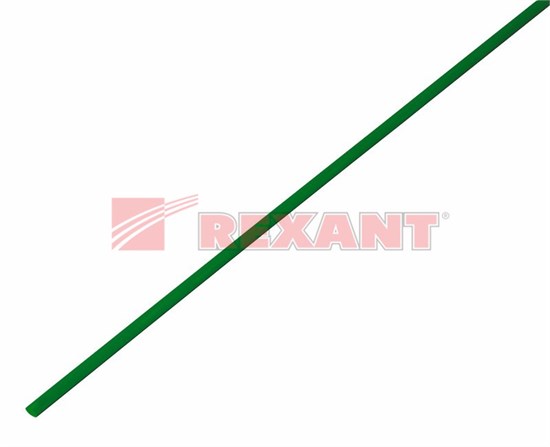 FD 25-0003 Трубка термоусаживаемая ТТУ(ТУТ) 50.0/25.0 зеленая (1м) (уп.10/80м.) REXANT FD 25-0003 - фото 622777