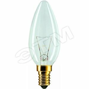 01160250 PHILIPS Stan 25W E14 230V B35 CL Лампа накаливания свеча прозрачная (уп.100шт.) 871150001160250 - фото 622841