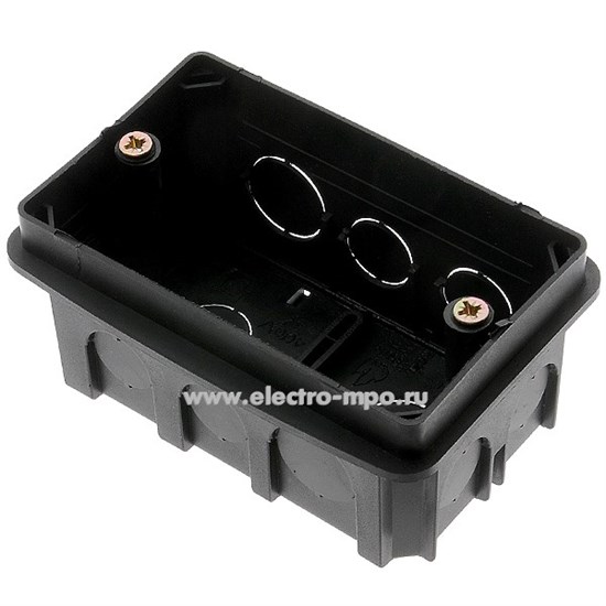 РЕ 000-031 Коробка установочная 100х60х50мм в бетон IP20 (уп.90шт.) PlastElectro (Россия) РЕ 000 031 - фото 622944