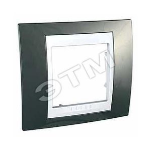 MGU6.002.824 Unica Хамелеон Рамка, 1 место, шампань/белая (уп.10шт.) Schneider Electric MGU6.002.824 - фото 623002