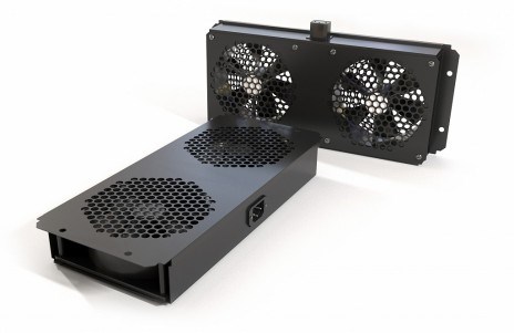 TFAB-T2FR-RAL9004 Модуль вентиляторный потолочный с 2-мя вентиляторами для установки в шкафы серий TTC2, TTB и TWB, цвет черный (RAL 9004SN) Hyperline 396737 - фото 623105