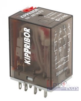 RP-405.ALTU Реле промежуточное RP, 5А, 110VAC KIPPRIBOR RP-405.ALTU - фото 623177