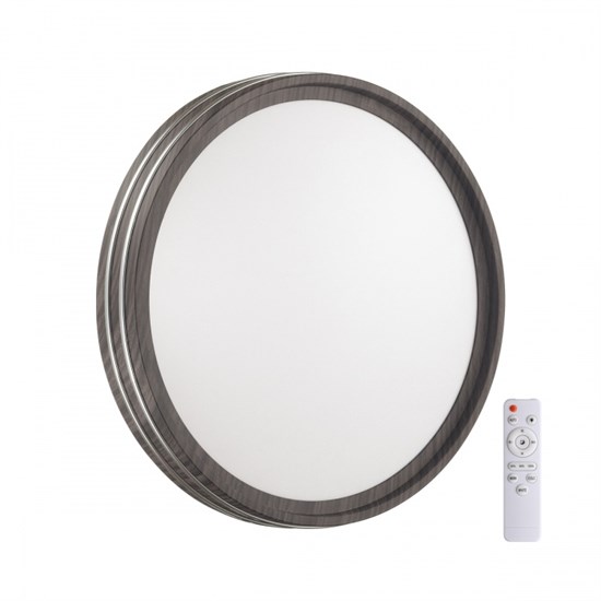 7604/EL PALE SN 176 Светильник пластик/белый/венге/хром LED 72Вт 3000-6300K Ø500 IP43 пульт ДУ TROSTO SONEX 7604/EL - фото 623179