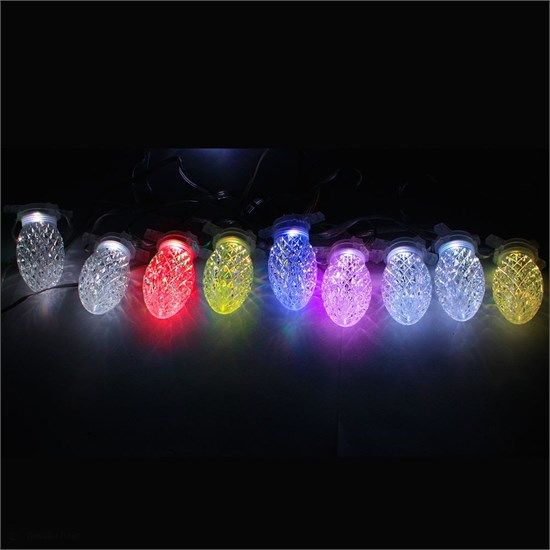 26821 CL56 Гирлянда 220V RGB 10LED многоцветный, длина 4м+2м шнур, IP20 (уп.20шт.) FERON 26821 - фото 623257
