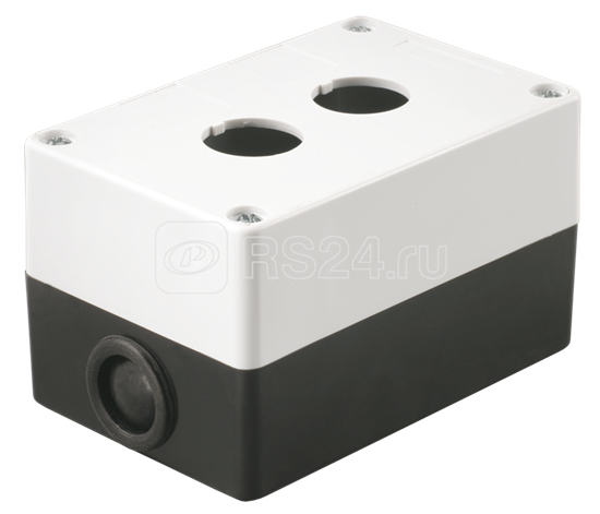 BKP10-2-K01 КП102 Корпус для кнопок 2 места белый (уп.10шт.) IEK® BKP10-2-K01 - фото 623271