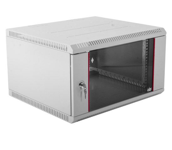 ШРН-Э-9.650 Шкаф телекоммуникационный настенный разборный 9U 600х650мм (ШхГ) дверь стекло ЦМО ШРН-Э-9.650 - фото 623342