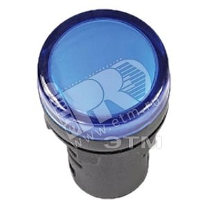 BLS10-ADDS-230-K07 Сигнальная лампа AD22DS (LED) 230В матрица d22мм синяя (уп.10шт.) IEK® BLS10-ADDS-230-K07 - фото 623503