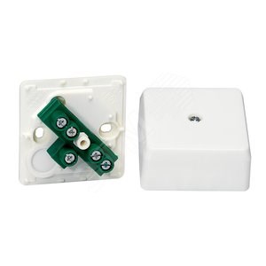 IMT34352 Коробка клеммная IP20 60х60х30мм + колодка 5х440V, белая (уп.5шт.) Schneider Electric IMT34352 - фото 623539
