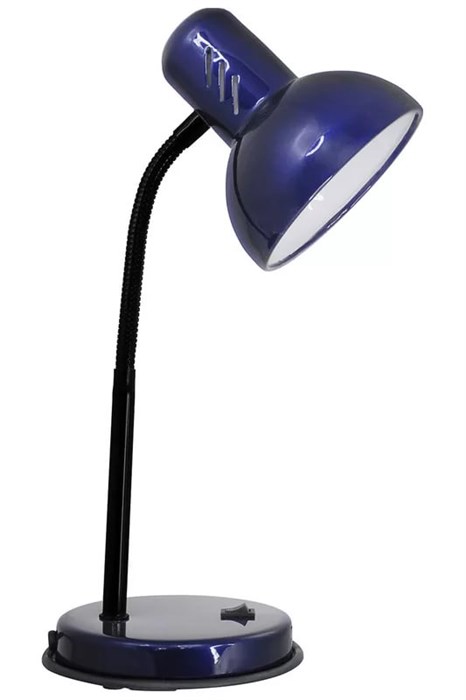 МТ2077A_ру синий Светильник настольный 60W, E27, 220V Ультра ЛАЙТ ООО МТ2077A_ру - фото 623580