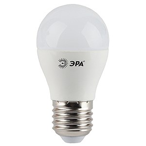 smd P45-7w-842-E27 Лампа светодиодная (уп.6/60/2160шт.) ЭРА smd P45-7w-842-E27 - фото 623791